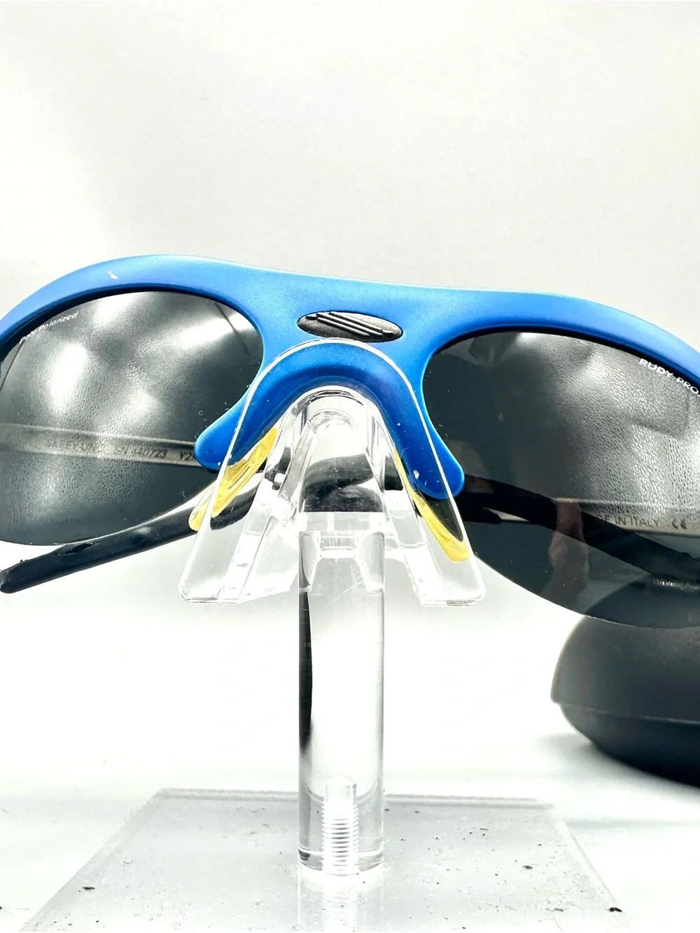 Rudy Project Skeey Uno Sunglasses Blue Silver Polarized Made in Italy SN 440723